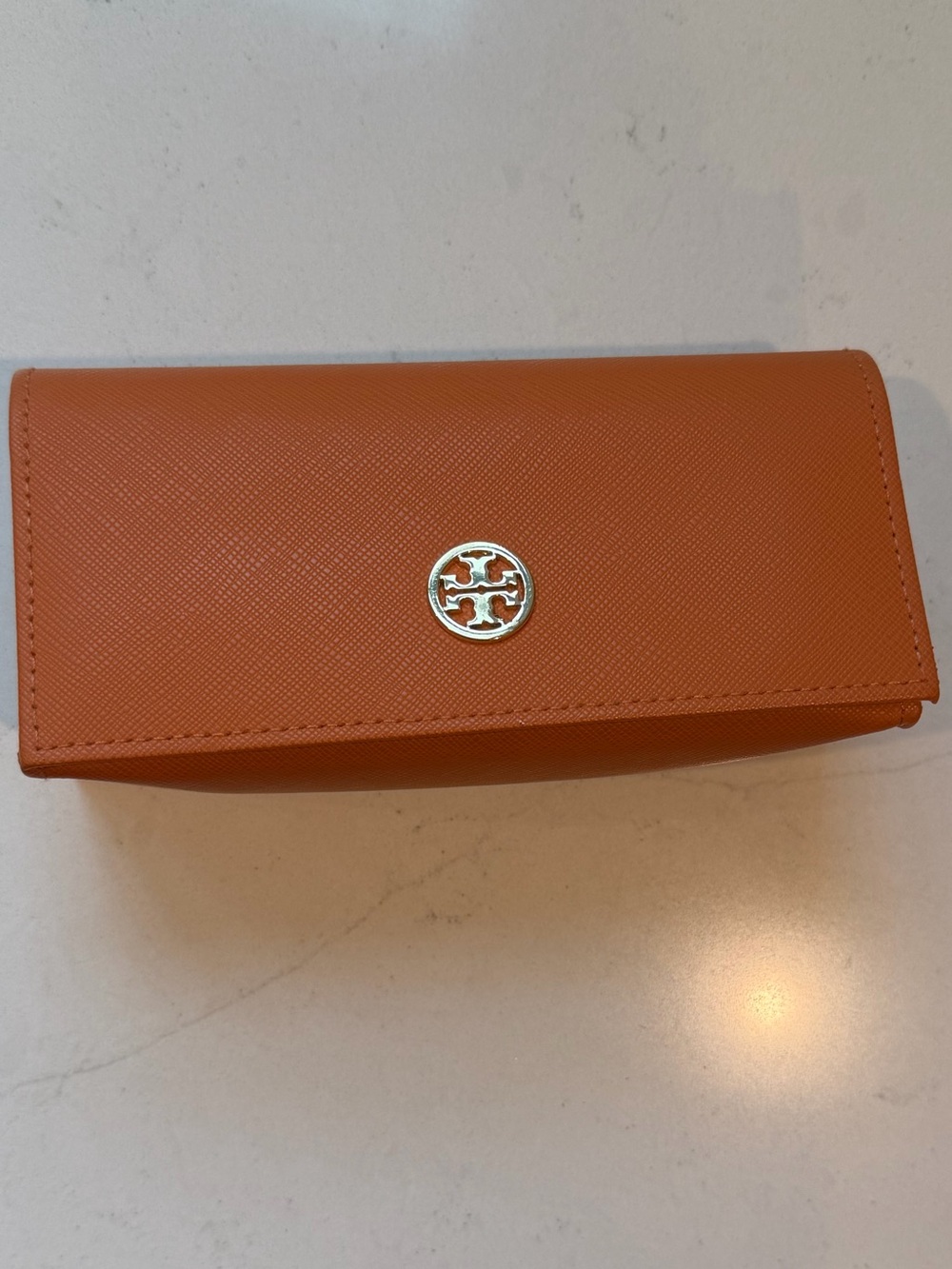 Tory Burch Orange Sunglass Glass Case